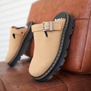 Dr. Martens Zebzag Slingback Platform Mule - Savannah Tan